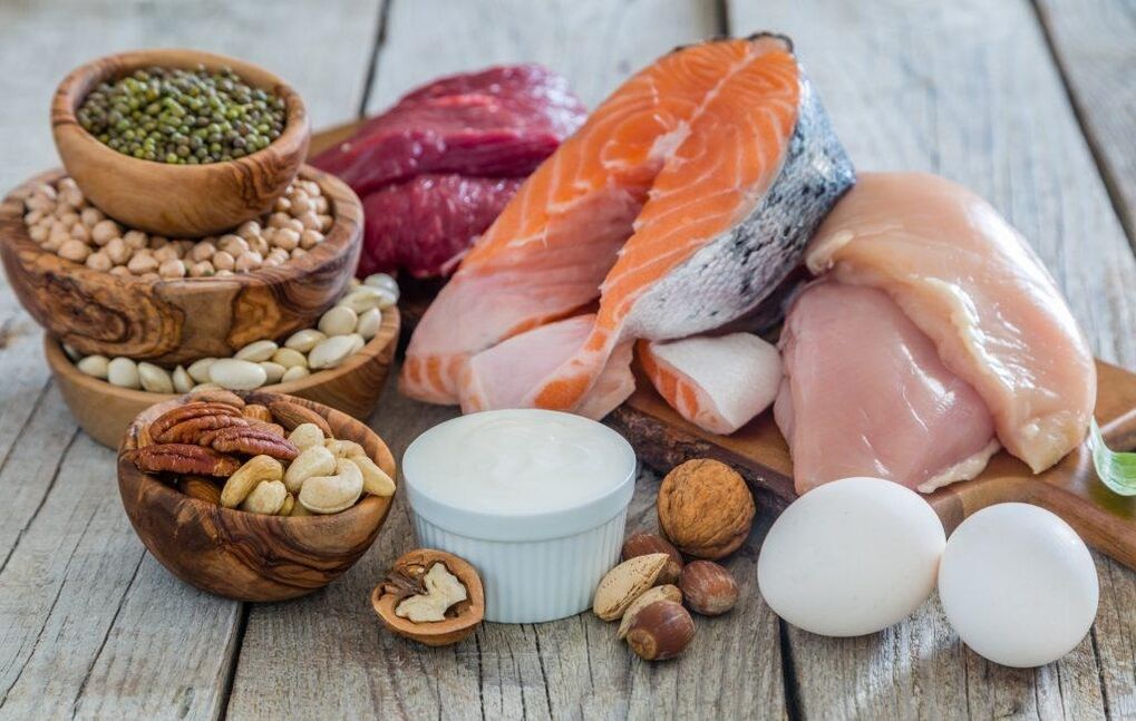 Produits à forte teneur en protéines animales et légumes